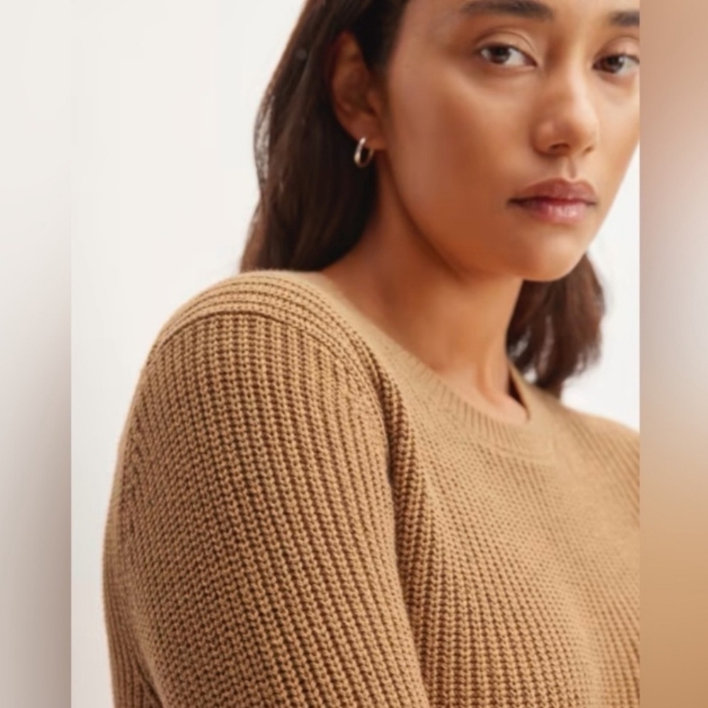 NWT Everlane The Organic Cotton Slim Crew Sweater